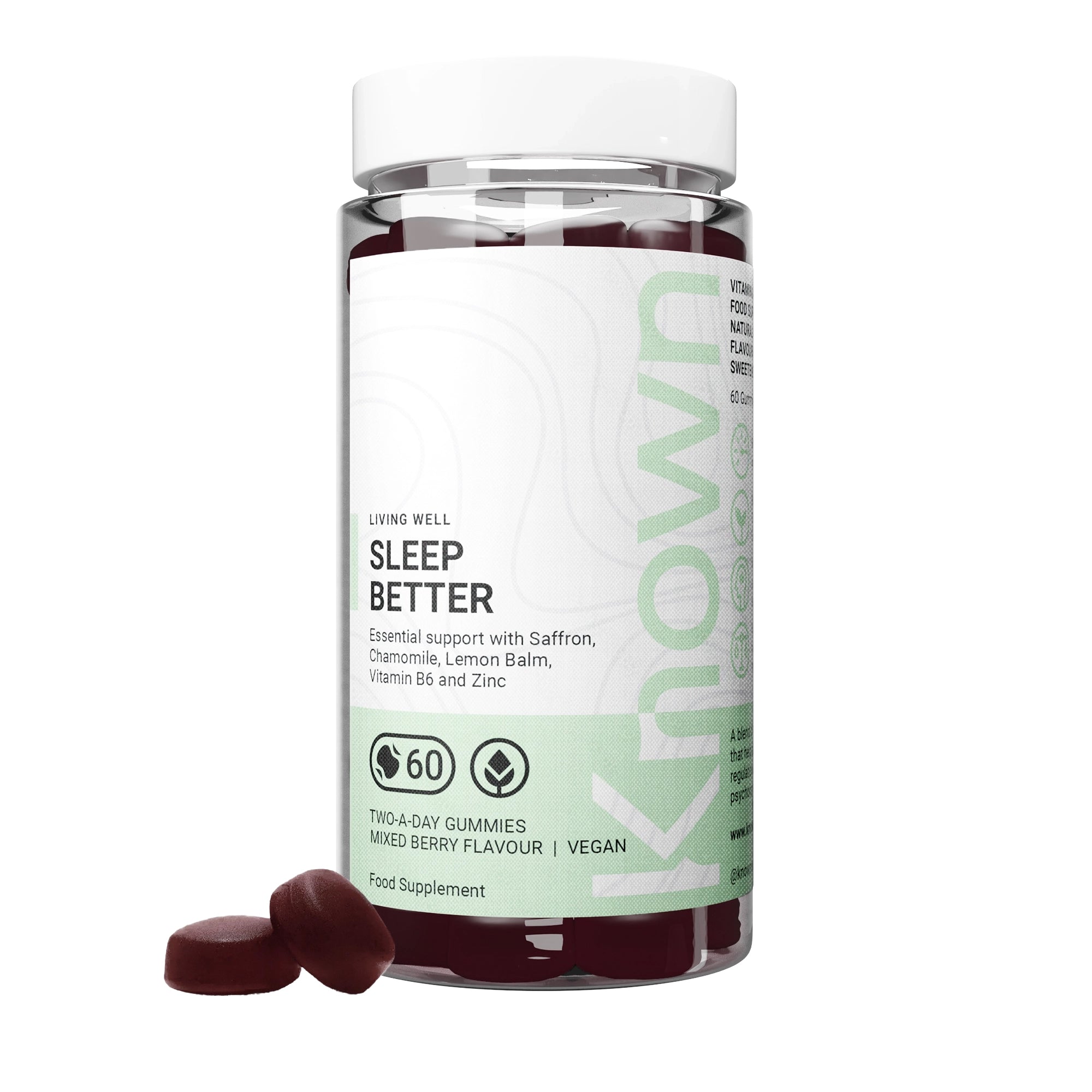 Sleep Better Vegan Gummies with Saffron