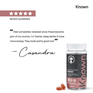 Known Nutrition Reishi Mushroom Supplement Gummies